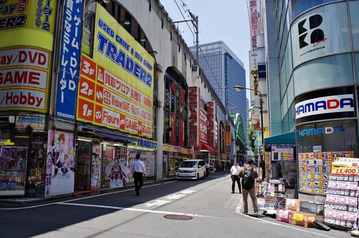 秋葉原2025夏　総武線高架北側電気街 秋葉原,jr山総武線,高架下の写真素材