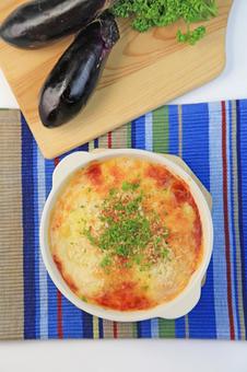 Photo, moussaka, greek food, vegetable dishes, 