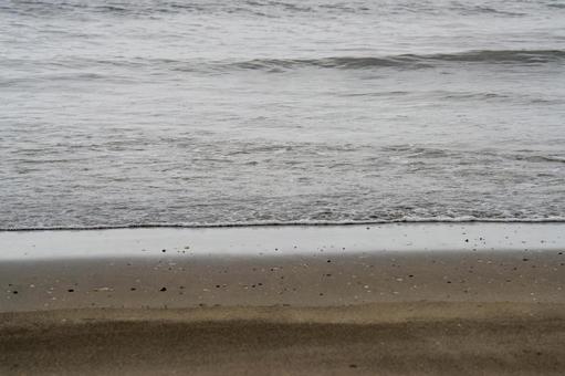 曇天の海 曇天の海の写真