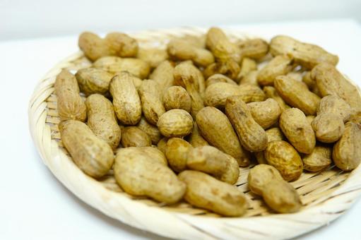 茹でた落花生（寄り） 落花生,千葉,ふるさと納税の写真素材