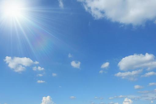 Sky, clouds, sun ... glittering crepuscular rays, JPG Sky, clouds, sun ... glittering crepuscular rays, sky, sun, glitter, JPG