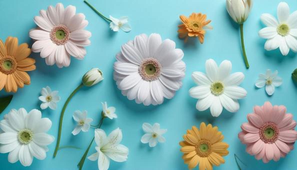4月誕生花 アルストロメリア、ガーベラ 4月誕生花 アルストロメリア、ガーベラの写真