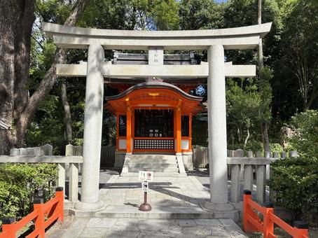京都・八坂神社の疫神社 疫神社,八坂神社,祇園祭の写真素材