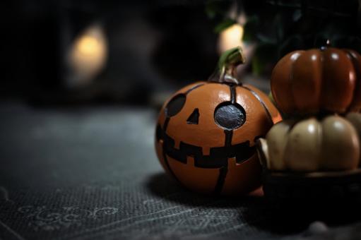 ハロウィーンのカボチャおばけ ハロウィーンのカボチャおばけ かぼちゃ,カボチャ,南京の写真素材