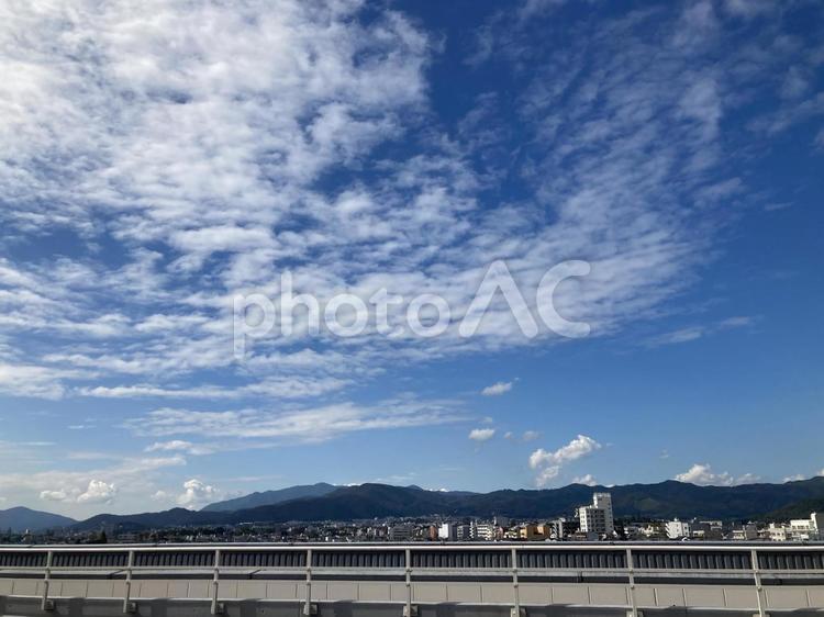 秋の空が綺麗でした web素材,web背景,秋空の写真素材