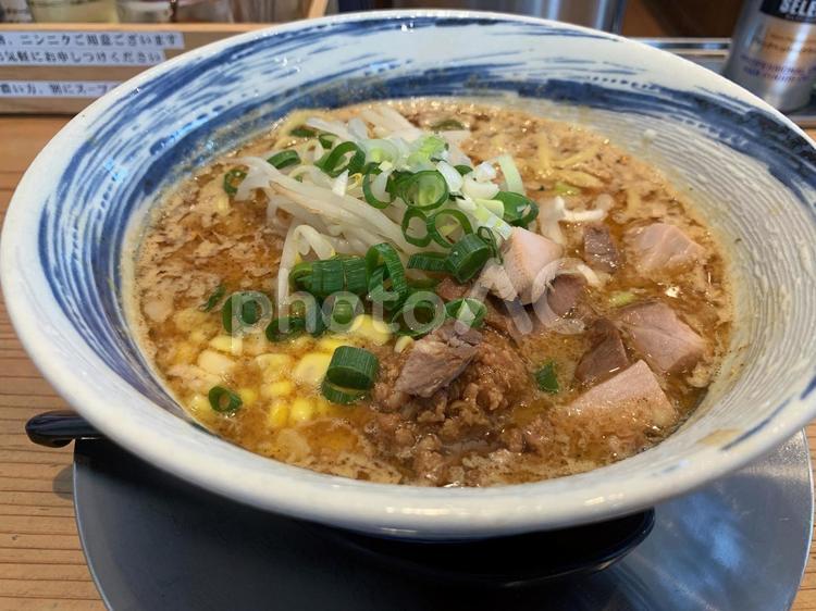 味噌ラーメン ラーメン,味噌,コーンの写真素材