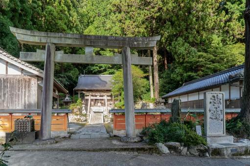 The large torii gate of Takamahiko Shrine in Nara, JPG