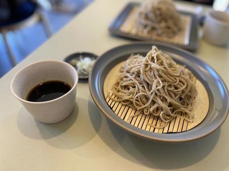 本日のご飯。そば 蕎麦,麺類,和食の写真素材