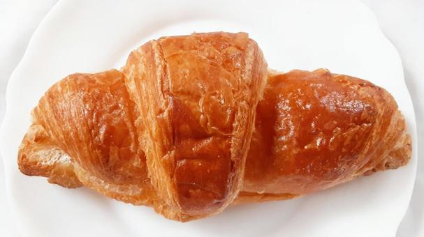 クリームサンドクロワッサン・1 クロワッサン,パン,菓子パンの写真素材