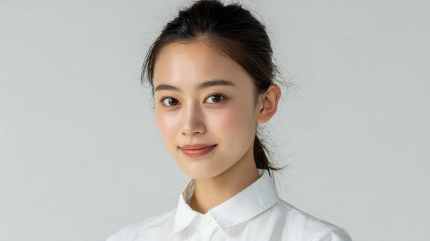 透明感あふれる女性のポートレート 透明感あふれる女性のポートレートの写真