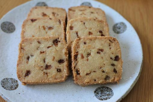 いちじくのクッキー クッキー,焼き菓子,お菓子の写真素材