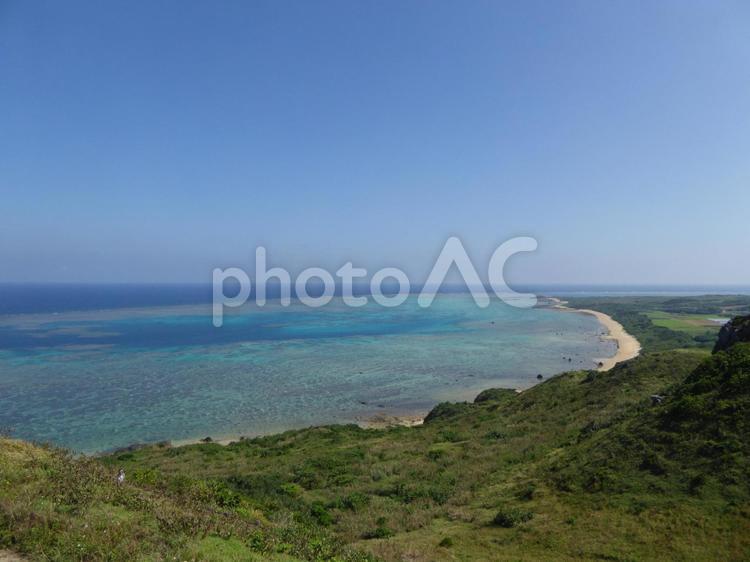 石垣島の海 海,風景,景色の写真素材
