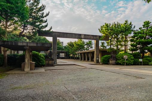 【福井】福井神社 【福井】福井神社 福井,fukui,近代建築の写真素材