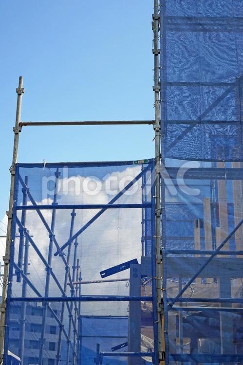 建築中の戸建住宅 建築中,戸建住宅,新築の写真素材