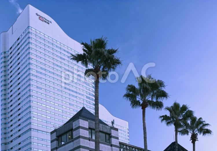 みなとみらいの建物 建物,みなとみらい,空の写真素材