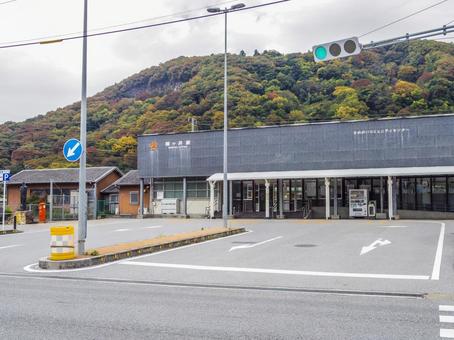 【滋賀県】醒ヶ井駅 醒ヶ井駅,米原市,滋賀県の写真素材