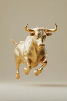 投資と成功のシンボル、黄金の雄牛 投資と成功のシンボル、黄金の雄牛の写真