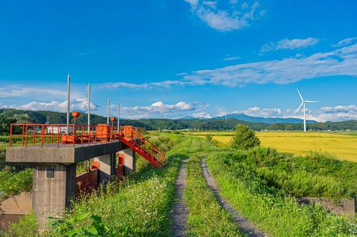 北海道 乙部町の風景 北海道 乙部町の風景の写真