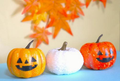 明るく可愛いハロウィン⑧(3色カボチャ) 明るく可愛いハロウィン⑧(3色カボチャ)の写真