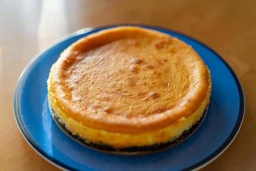 濃厚ベイクドチーズケーキ 食べ物,料理,スイーツの写真素材
