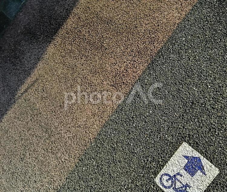 道路　地面　アスファルト 道,路,道路の写真素材