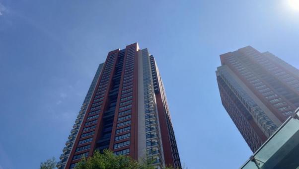 マンション マンション タワーマンション,マンション,タワマンの写真素材
