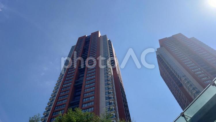 マンション タワーマンション,マンション,タワマンの写真素材
