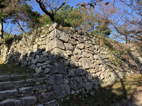 洲本城6 洲本城,城址,続日本100名城の写真素材