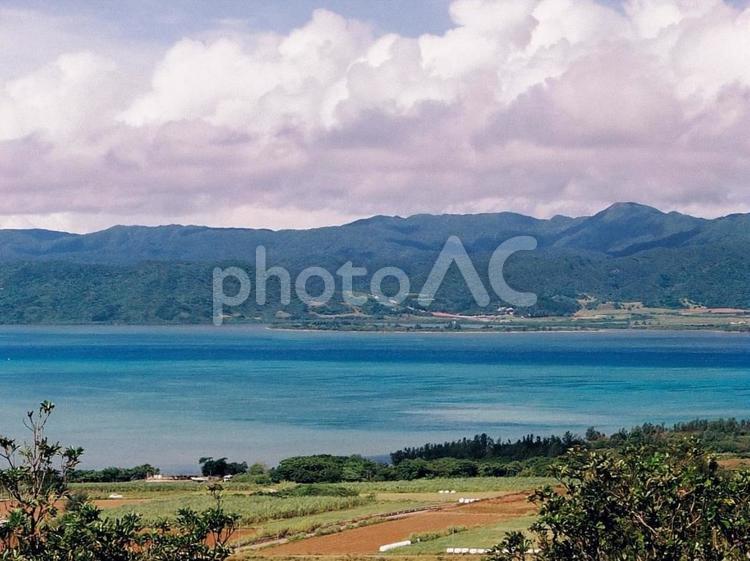 沖縄小浜島の海7 小浜島,八重山諸島,沖縄の写真素材