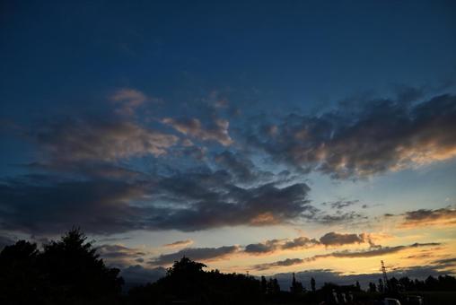 夕焼け 2025/8/2 夕焼け 2025/8/2 夕焼け,夕暮れ,夕方の写真素材
