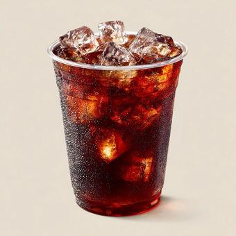 豊かな香りのアイスコーヒー 豊かな香りのアイスコーヒーの写真