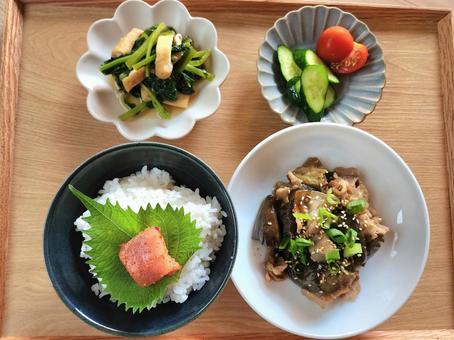 和定食 和食,日本食,おうちごはんの写真素材