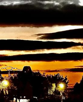 夕焼け 夕焼けの写真