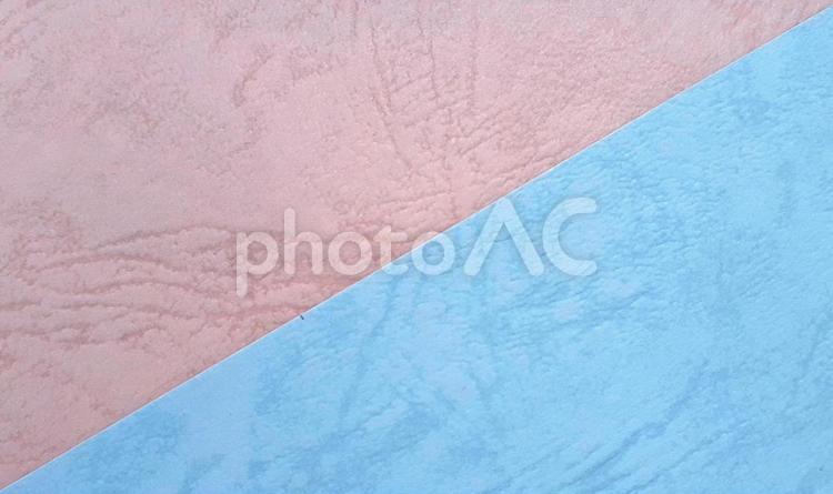 和紙(桃色&水色) 和紙,紙,ピンクの写真素材