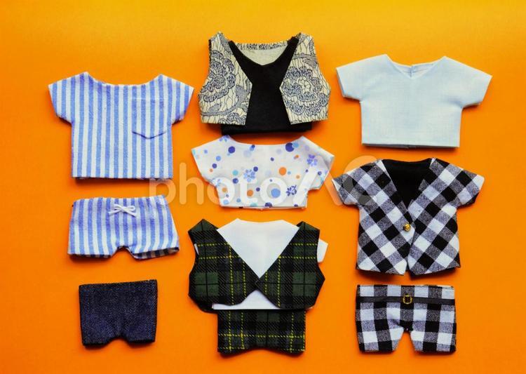 推しぬいのクローゼット ぬい服,コーディネート,服作りの写真素材