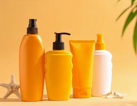 夏の紫外線対策備の写真