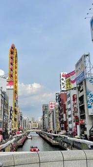 大阪 道頓堀 大阪,道頓堀,関西の写真素材
