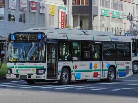 平和交通 376 海浜幕張駅 平和交通,376,千葉200か2829の写真素材