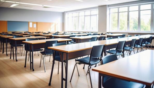 大学の教室 大学の教室の写真