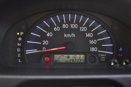 商用車メーター 商用バン,商用車,内装の写真素材