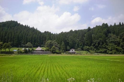 The idyllic scenery of the country town The idyllic scenery of the country town