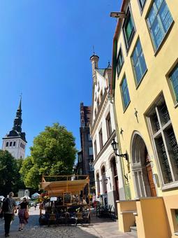 タリンの街並み タリンの街並み tallinn,croatia,タリンの写真素材