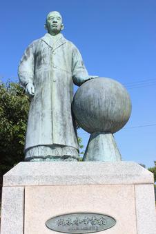 御木本幸吉翁 御木本幸吉翁 御木本幸吉,鳥羽駅,銅像の写真素材