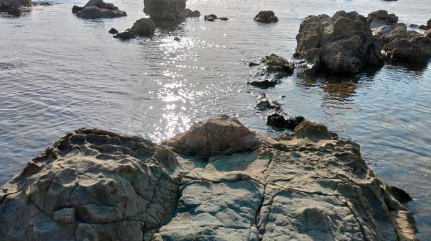 越前の海 海,絶景,風景の写真素材