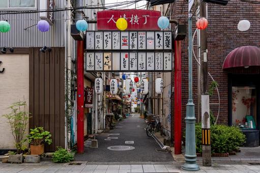 人情横丁 宮崎県宮崎市 人情横丁 宮崎県宮崎市 人情横丁,飲み屋街,飲み屋の写真素材