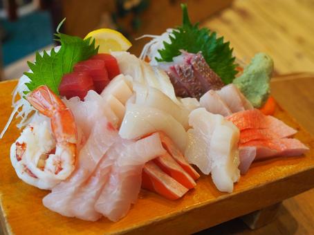 刺し盛り 刺し盛り 刺身,盛り合わせ,和食の写真素材