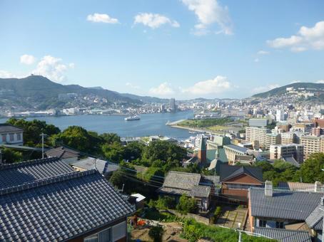 長崎の街の風景 長崎の街の風景の写真