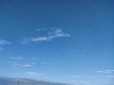 青空と雲 青空と雲の写真