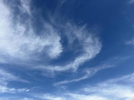 波紋のような絹雲 01 波紋のような絹雲 01の写真