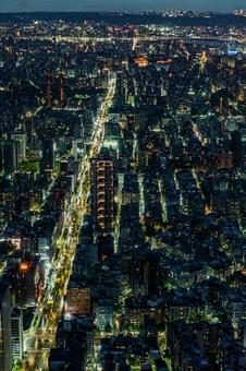 台湾・台北101から市内(西側)の夜景 台湾・台北101から市内(西側)の夜景 台湾,台北,台北101の写真素材